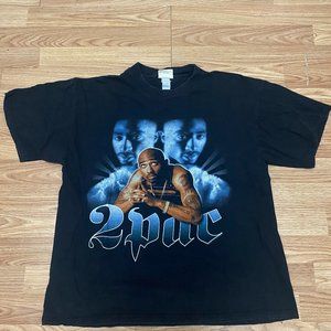 Vintage 90s Tupac Winterland T-shirt XL
